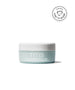 Small jar of Coconut Clean Cleansing Balm by RMS Beauty with light blue packaging and a white lid, featuring clean beauty and cruelty-free skincare qualities.