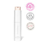 ReEvolve Radiance Locking Primer by rms beauty in a sleek white bottle, shown with award badges highlighting clean beauty, sustainable packaging, and dermatologist-tested benefits.