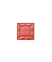 ReDimension Hydra Powder Blush in a coral-pink shade with a geometric embossed design, featuring clean beauty ingredients and sustainable packaging by RMS Beauty.