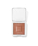 ReDimension Hydra Bronzer in a clean white compact, featuring warm bronze powder with embossed rays and rms beauty logo, cruelty free makeup with natural ingredients